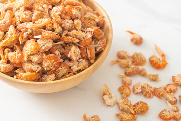 dried shrimps or dried salted prawn