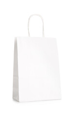 Blank shopping bag on white background