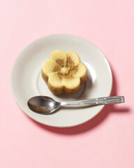 Sweet banana cake as a healthy snack. Bananas are rich in taste and soft on the tongue. This is the...