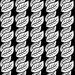 seamless pattern of leaf background