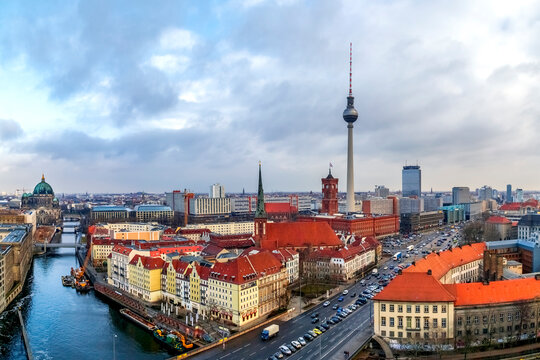 Germany, Berlin, view to television tower