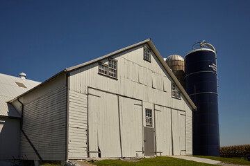 Fototapeta na wymiar A barn in Amish Country, Lancaster County, Pennsylvania, USA