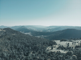 cold winter mountains