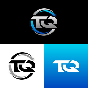 TQ Letter Initial Logo Design Template Vector Illustration