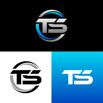 TS Letter Initial Logo Design Template Vector Illustration