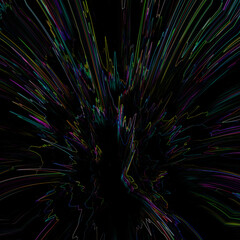 abstract colorful black background