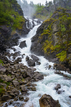 Latefossen waterfall, Norway