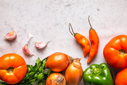 Studio shot of ripe vegetables