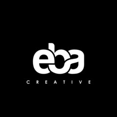 EBA Letter Initial Logo Design Template Vector Illustration