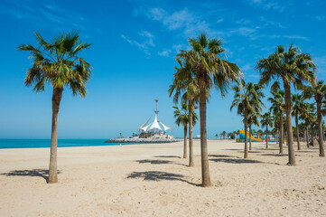 Arabia, Kuwait, Kuwait City, Marina beach