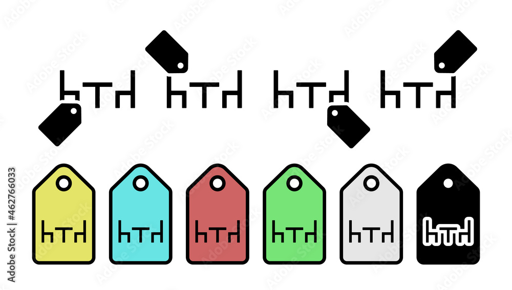 Aufkleber table and chairs glyph vector icon in tag set illustration for ui and ux, website or mobile applicat
