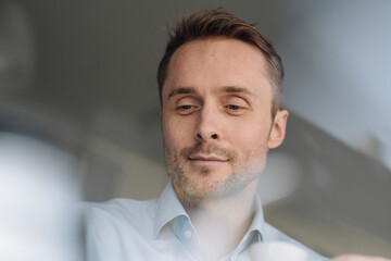 Portrait of a happy businessman