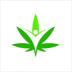 hemp medicine icon