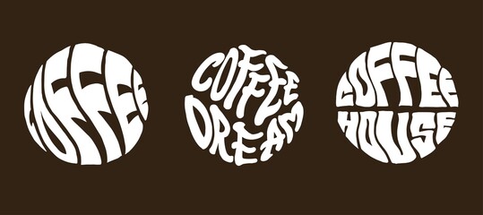 coffee typography design
