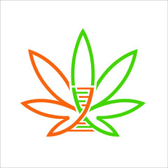 marijuana or cannabis with DNA