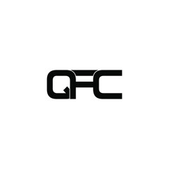 qfc initial letter monogram logo design