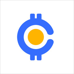 letter C abstract icon