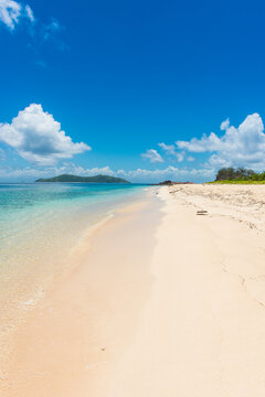Fiji, Mamanuca islands, Monuriki, sand beach