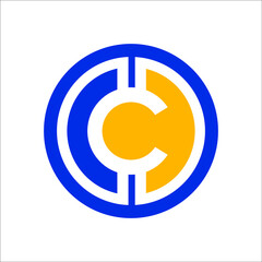 letter C abstract icon