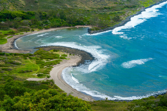 Hawaii, island of Molokai, Halawa Bay