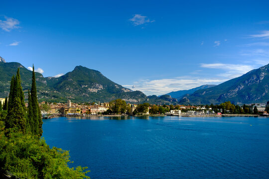 Italy, Trentino, Lake Garda, Riva del Garda, townscape
