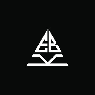 EBK letter logo creative design. EBK unique design
