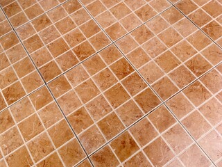 orange tile floor background
