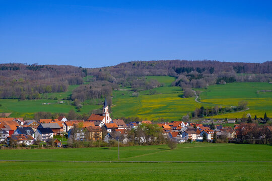 Wuestensachsen, Ehrenberg, Rhoen, Germany