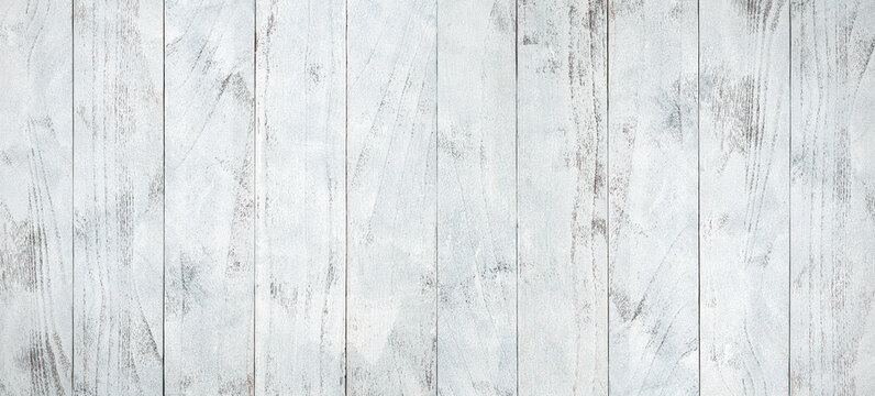 白くペイントされた木製の壁の背景テクスチャー © hanahal