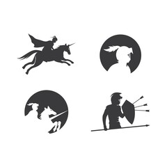 knight hero illustration