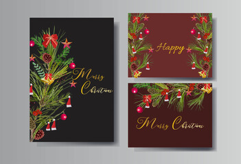      Flower Wedding Chritmas Watercolor Wedding invitation Floral Premium Vektor