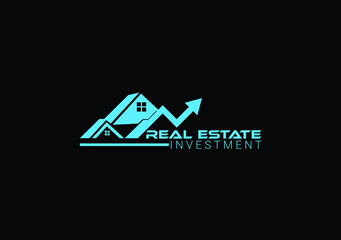 Real Estate Investment Logo and Icon Design Template