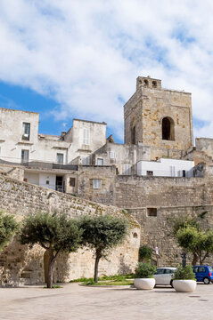 Italy, Apulia, Otranto, Old city wall