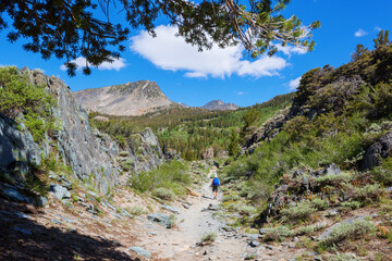 Hike in mountains