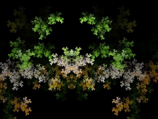 Imaginatory fractal abstract background Image