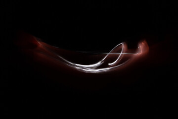 Freeze light on dark background