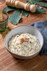 risotto fichi e formaggio