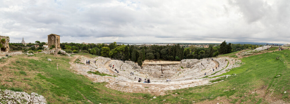 Italy, Sicily, Syracuse, greek theatre