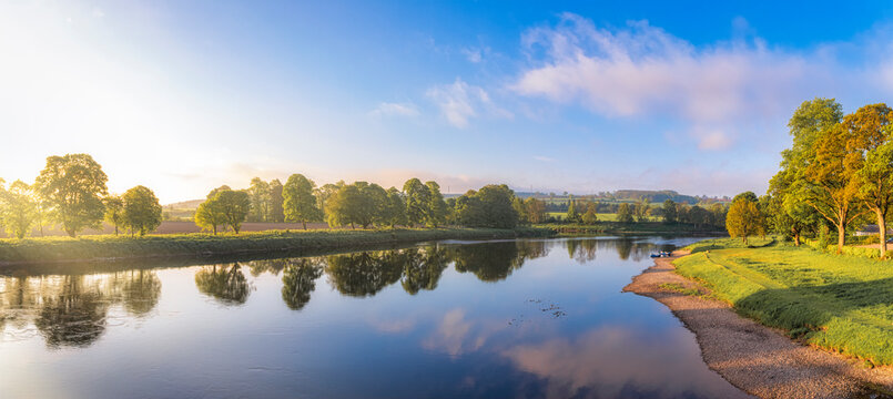 Tay River Near Perth, Scotland