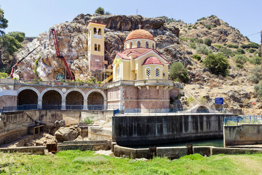 Greece, Argos, Kefalari, St. Mary's Church above the Erasinos source