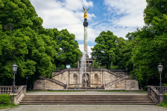Angel of Peace, monument of peace, Munich, Bavaria, Germany