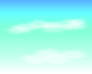 Sky with clouds. Abstract blue graphic background