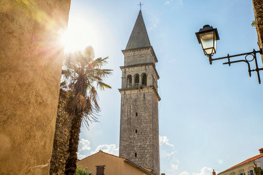 Romanesque church St. Rok in Pican, Istria, Croatia