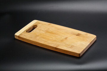 Wooden board for kitchen isolated