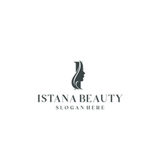 Letter I and Beauty Face logo concept ready for your brand