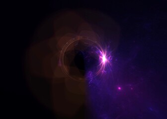 Planets Galaxy Science Fiction Wallpaper Beauty Deep Space Cosmos Physical Cosmology Stock Photos