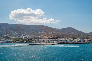 Landscapes of Aegean islands in Greece
