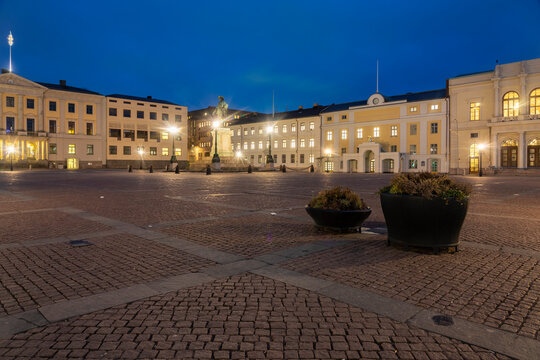 Sweden, Gothenburg, town hall at Gustav Adolfs Torg