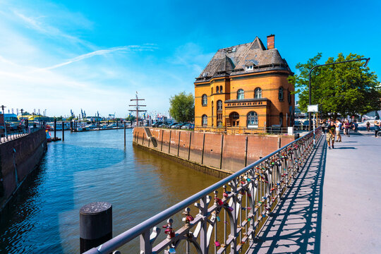 Police Station at Kehrwiederspitze, Hamburg, Germany