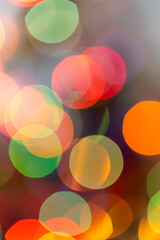 colored bokeh New Year